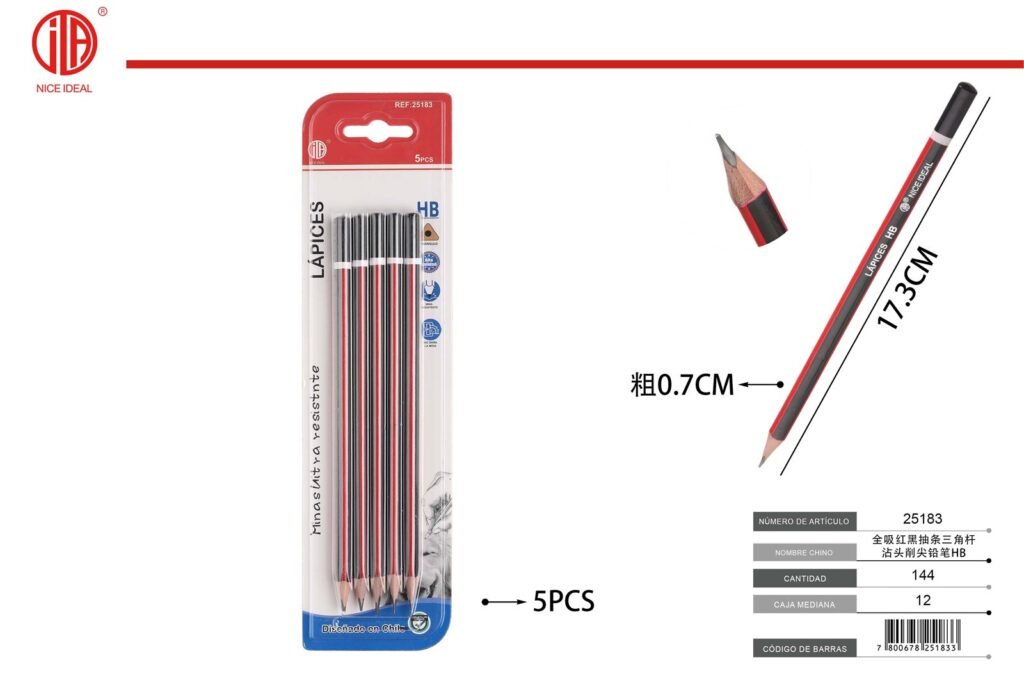 LAPIZ HB 5PCS