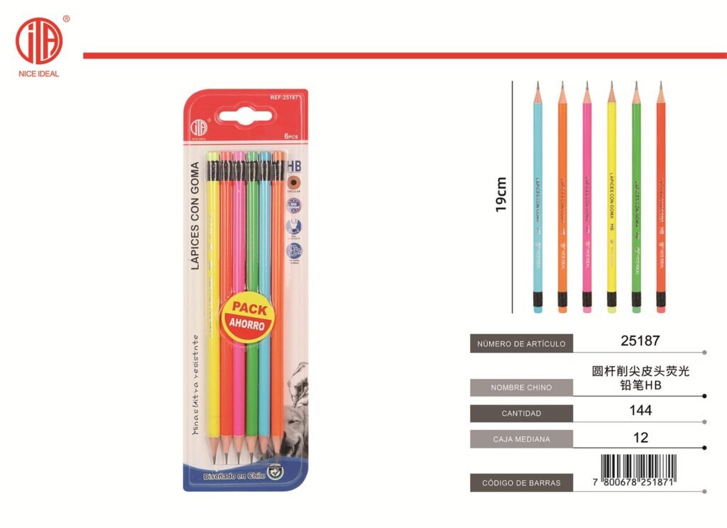 LáPIZ HB 6PCS