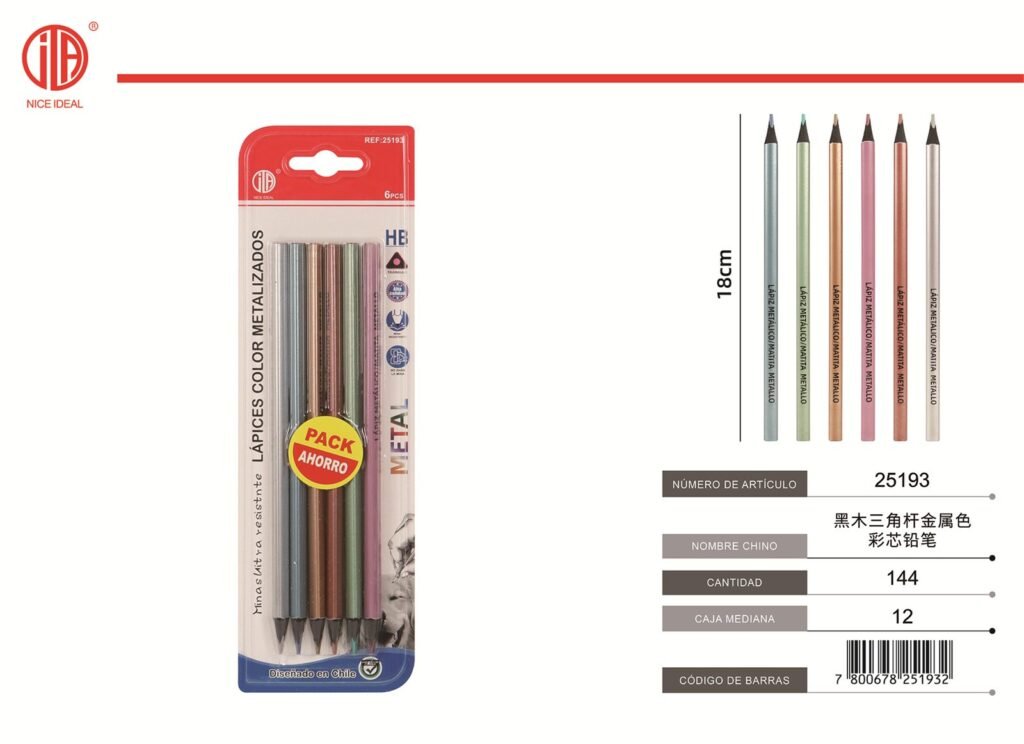 LáPIZ 6PCS