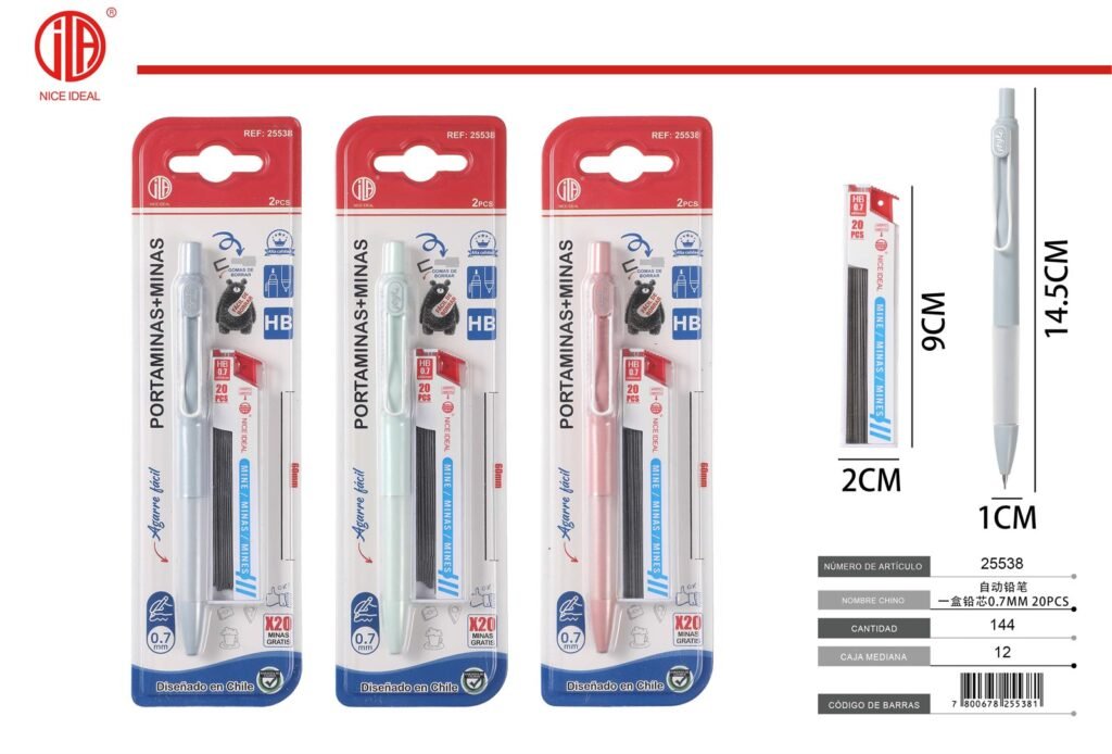 LáPIZ MECáNICO RECAMBIO 0.7MM 20PC
