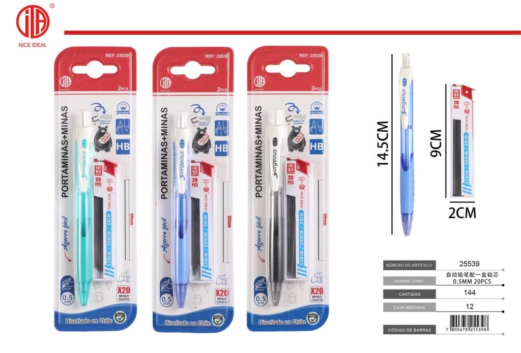 PORTAMINAS MINAS 0.5MM 20PC