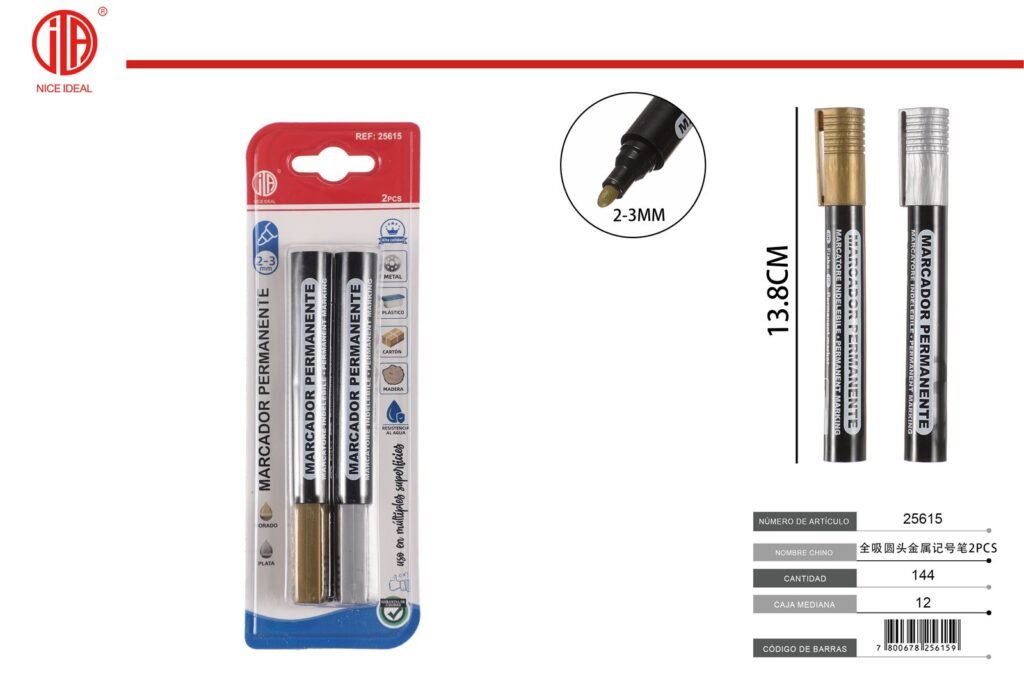 ROTULADOR METáLICO 2 UDS. 2918 2PCS