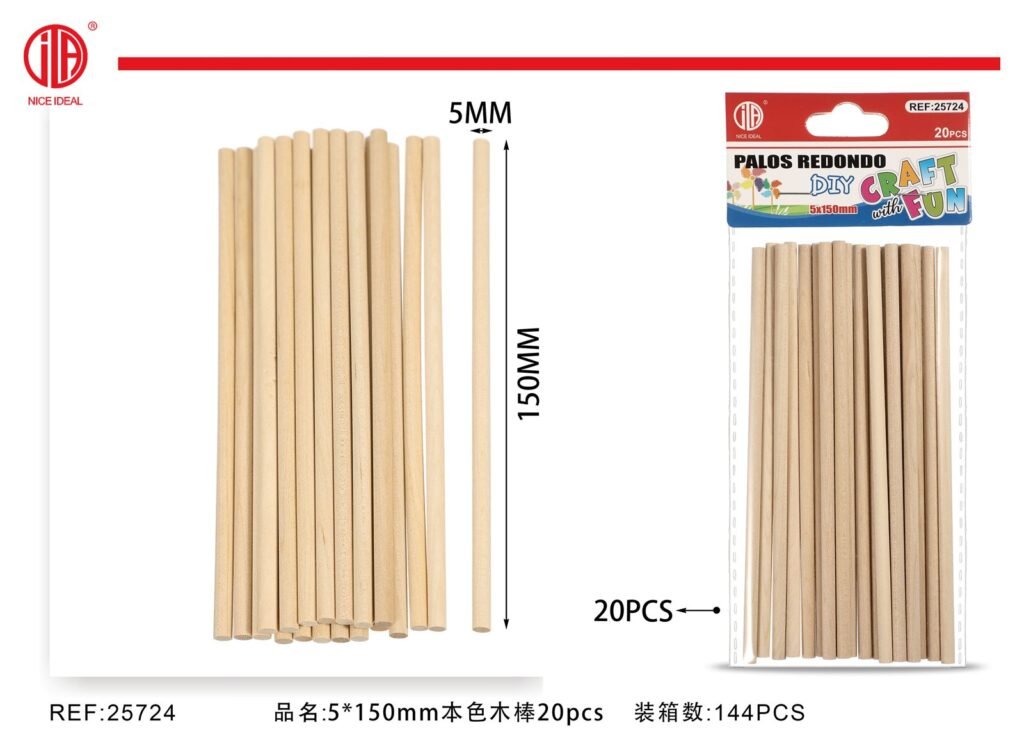 PALITOS PARA HELADOS 5*150MM 20PCS