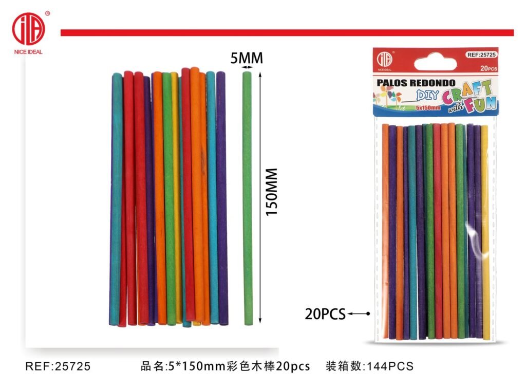 PALITOS PARA HELADOS 5*150MM 20PCS