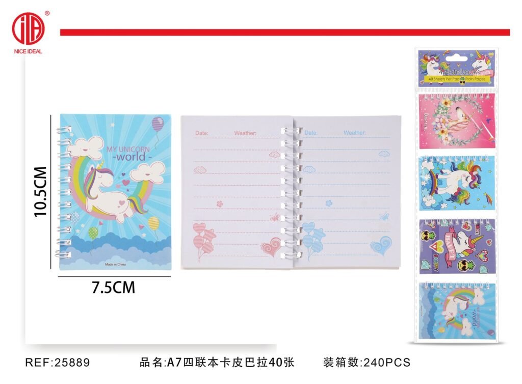 CUADERNO 40 HOJAS A7 40