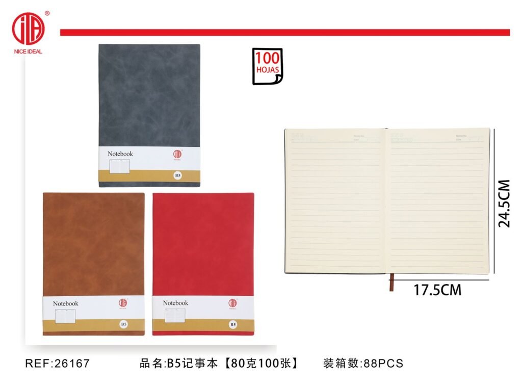 Libreta B5 80g 100 Hojas