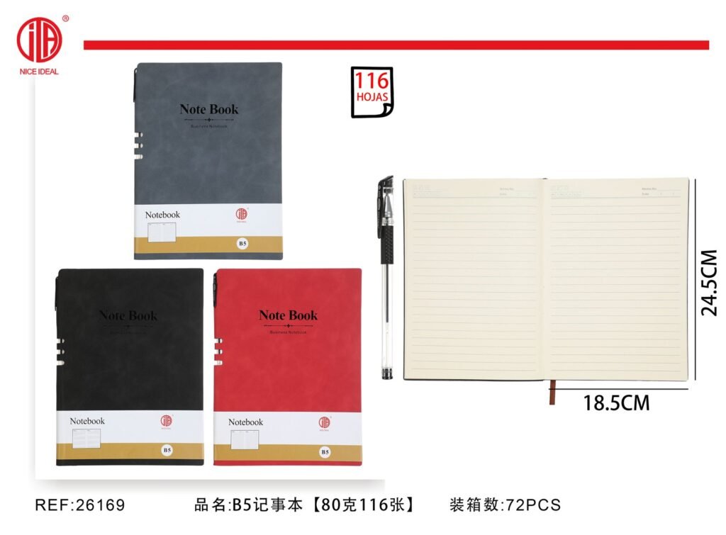 Libreta B5 80g 100 Hojas
