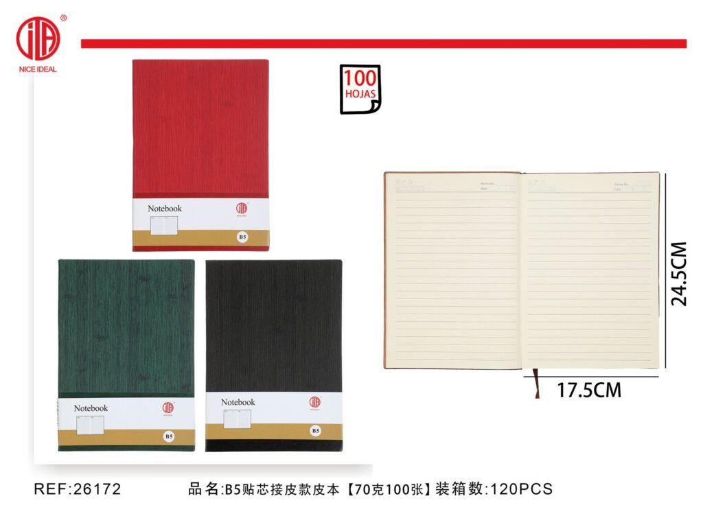 Libreta B5 70g 100 Hojas