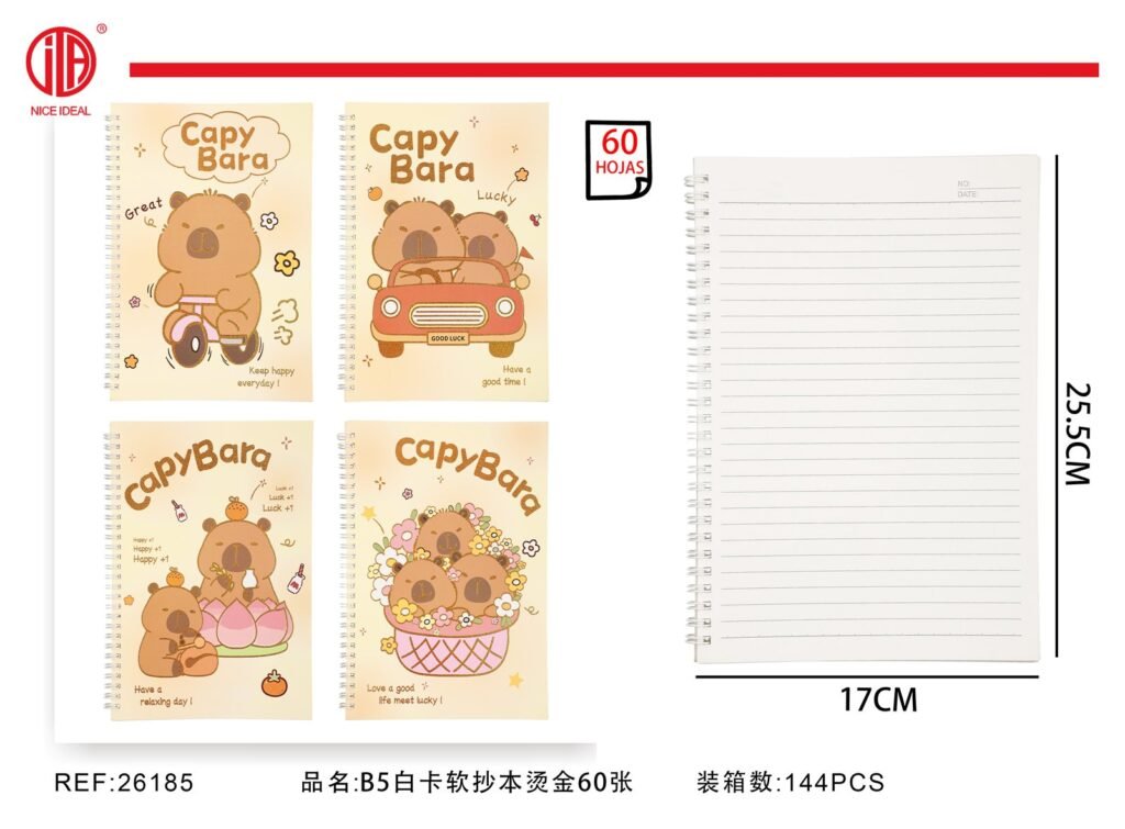 Cuaderno B5 60 Hojas