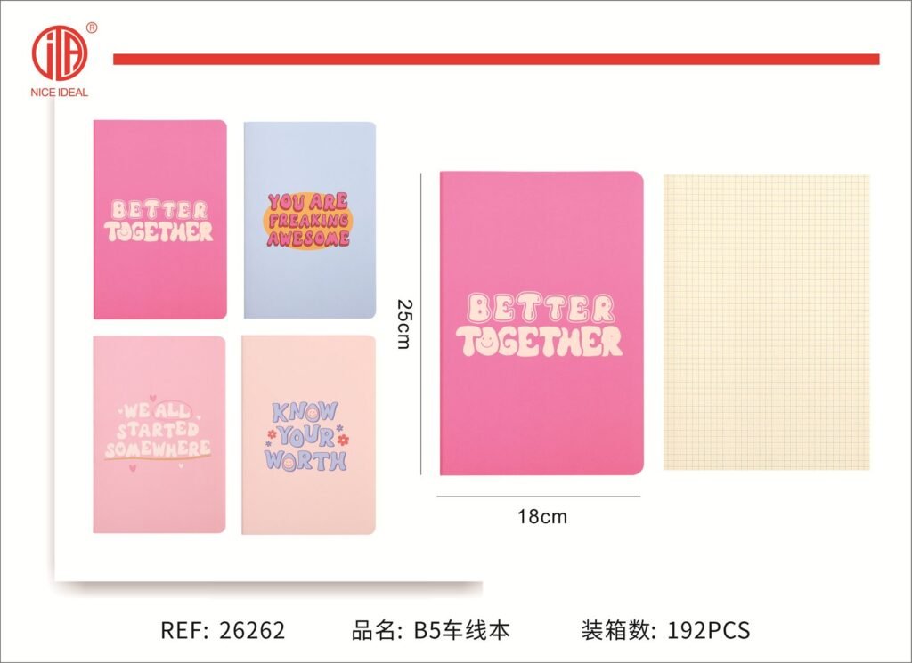 Cuaderno borde hilo 25*18