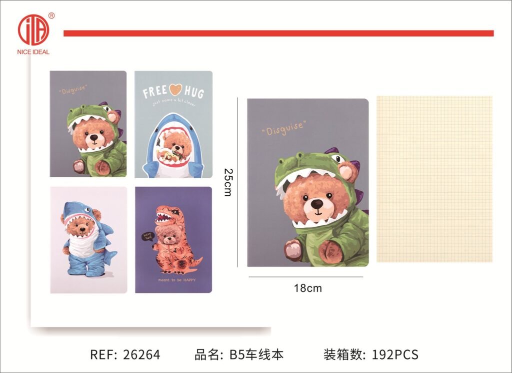 Cuaderno borde hilo 25*18