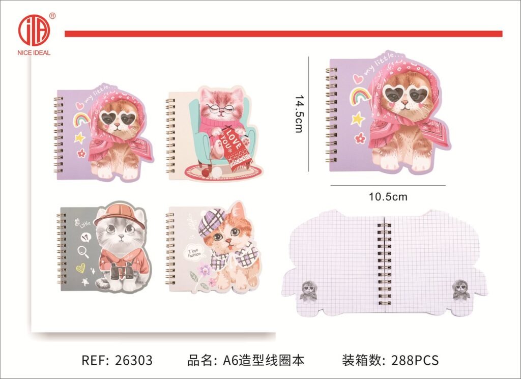 Cuaderno borde bobina
