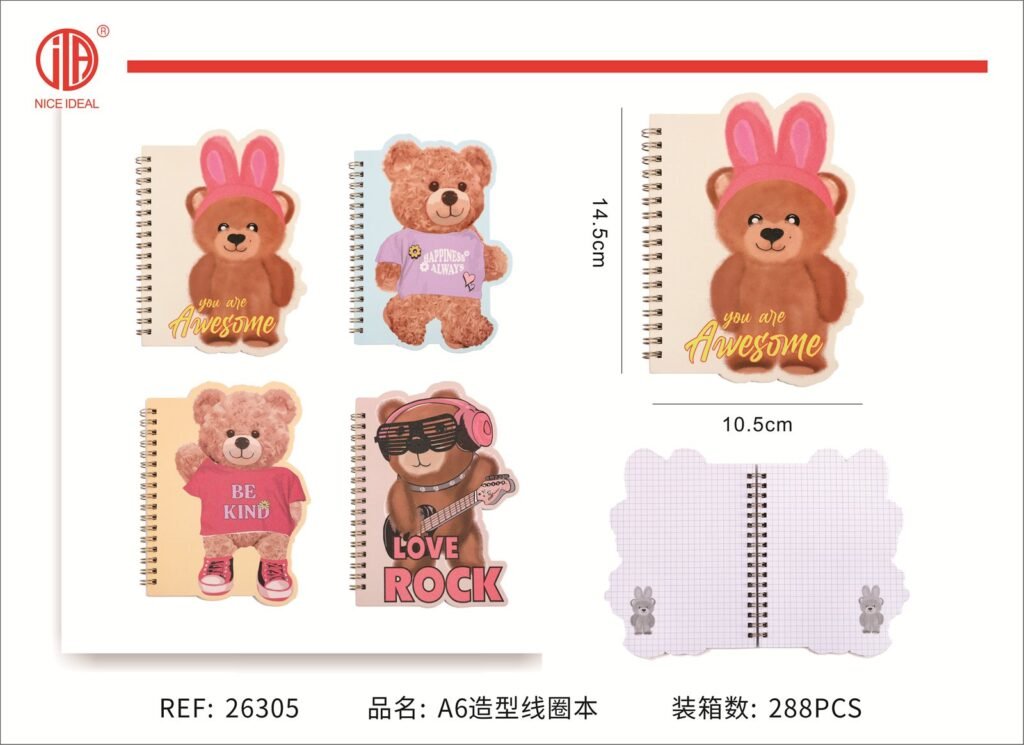 Cuaderno borde bobina