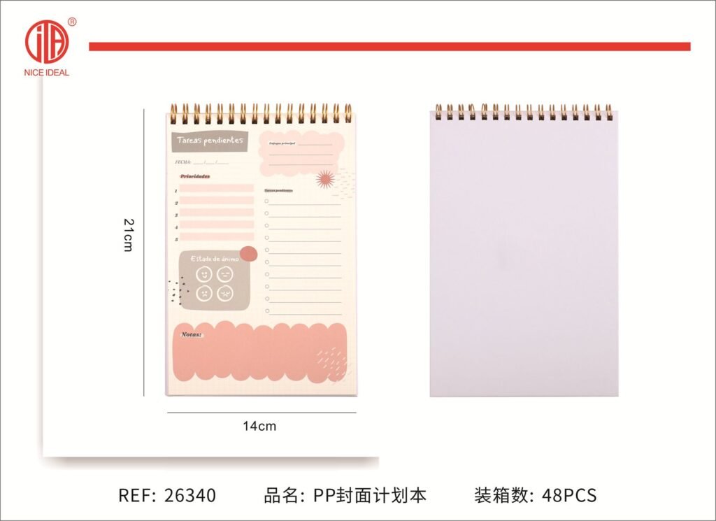 Cuaderno planificador 14*21