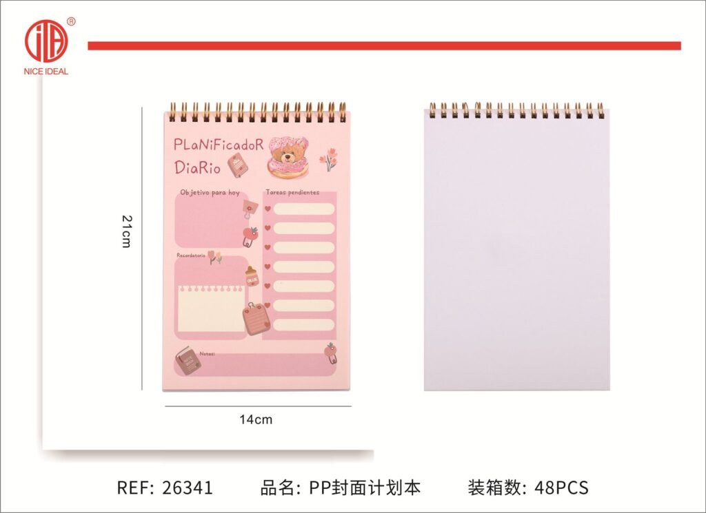 Cuaderno planificador 14*21