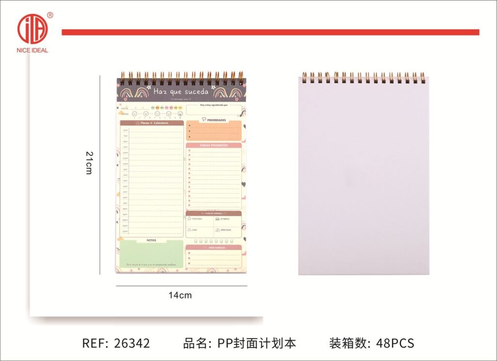 Cuaderno planificador 14*21