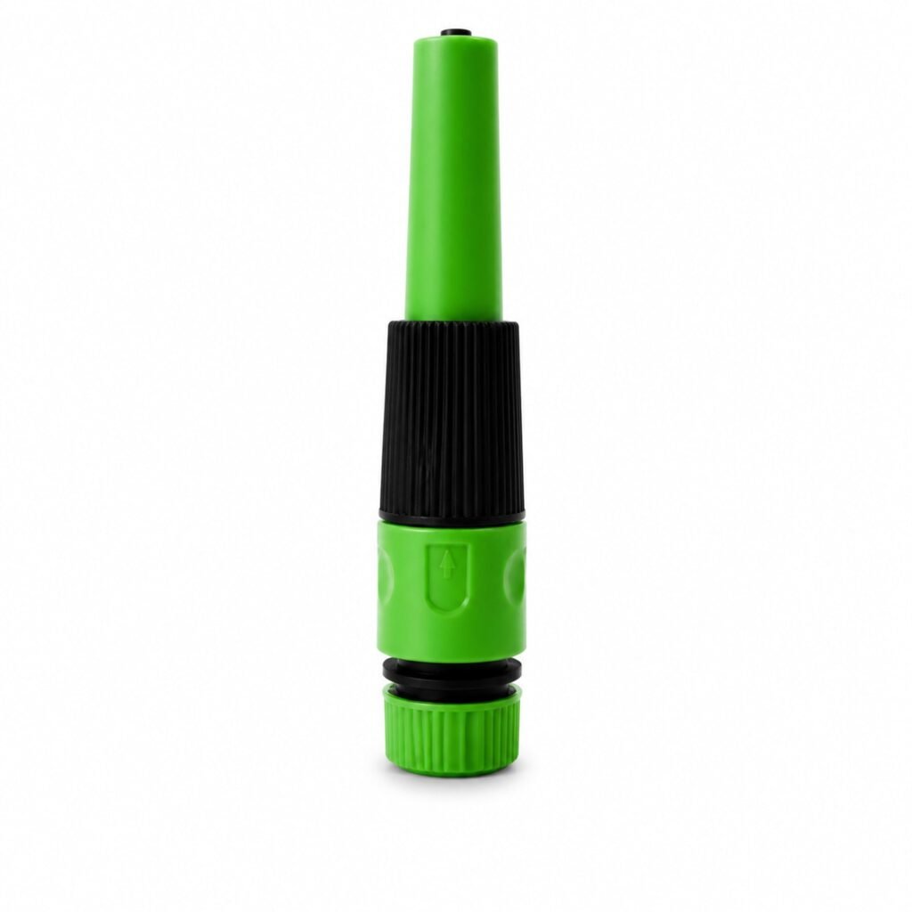 Lanza de riego recta verde y negra con conexión de 1/2 pulgada, SKU 40028