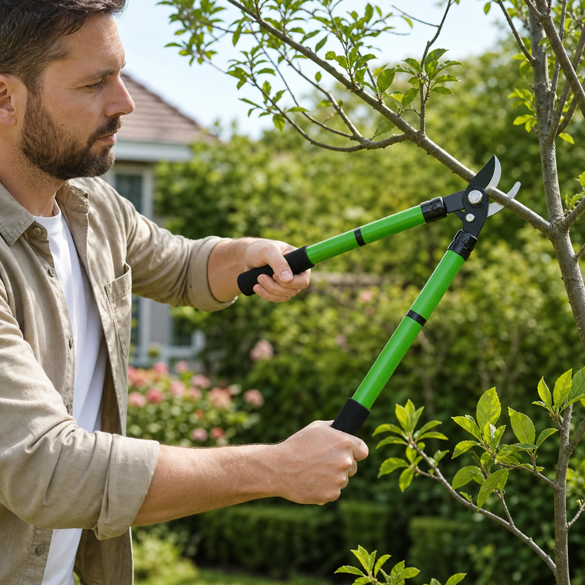 Herramienta de jardinería SKU 40048 utilizada en una escena real de trabajo, imagen 3