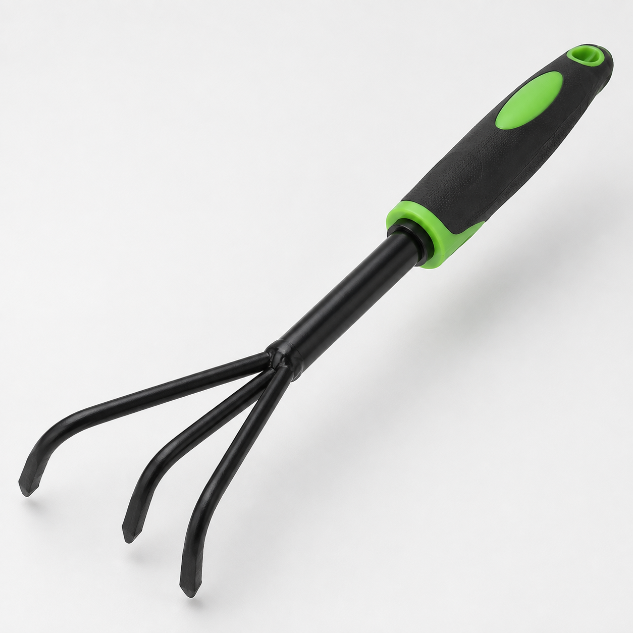 Rastrillo Manual de Jardín de 3 Garras, Mango Ergonómico, 36.5 x 6 cm – SKU 40058