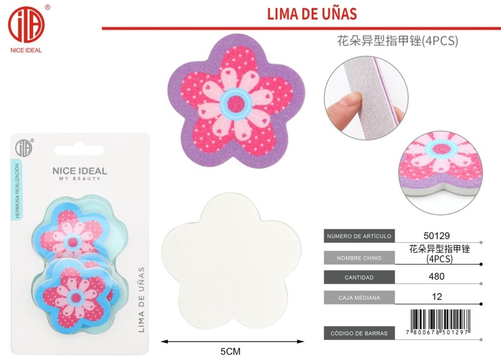 LIMA DE U AS (4PCS)