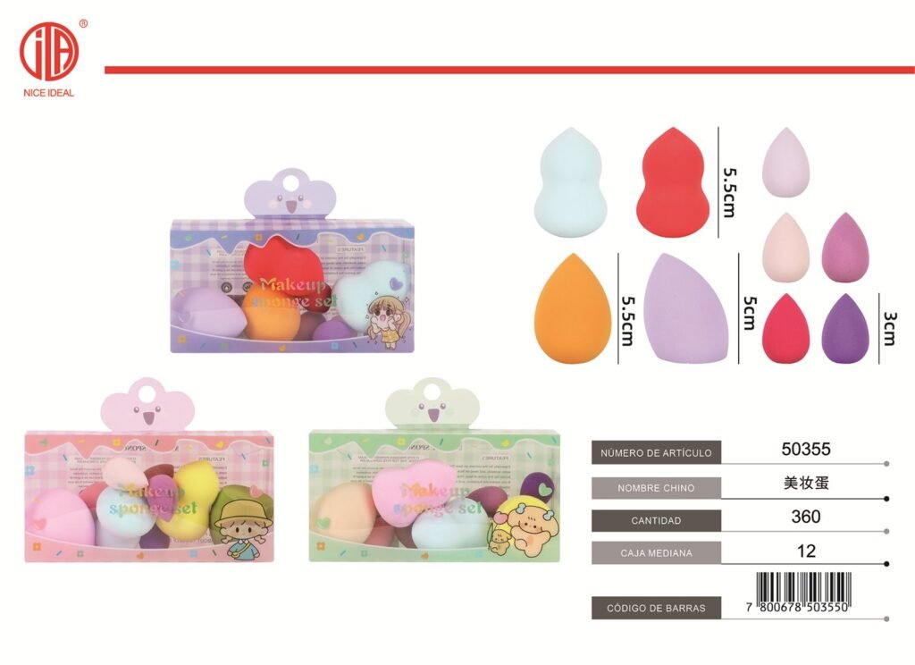 ESPONJA DE BELLEZA 9PCS