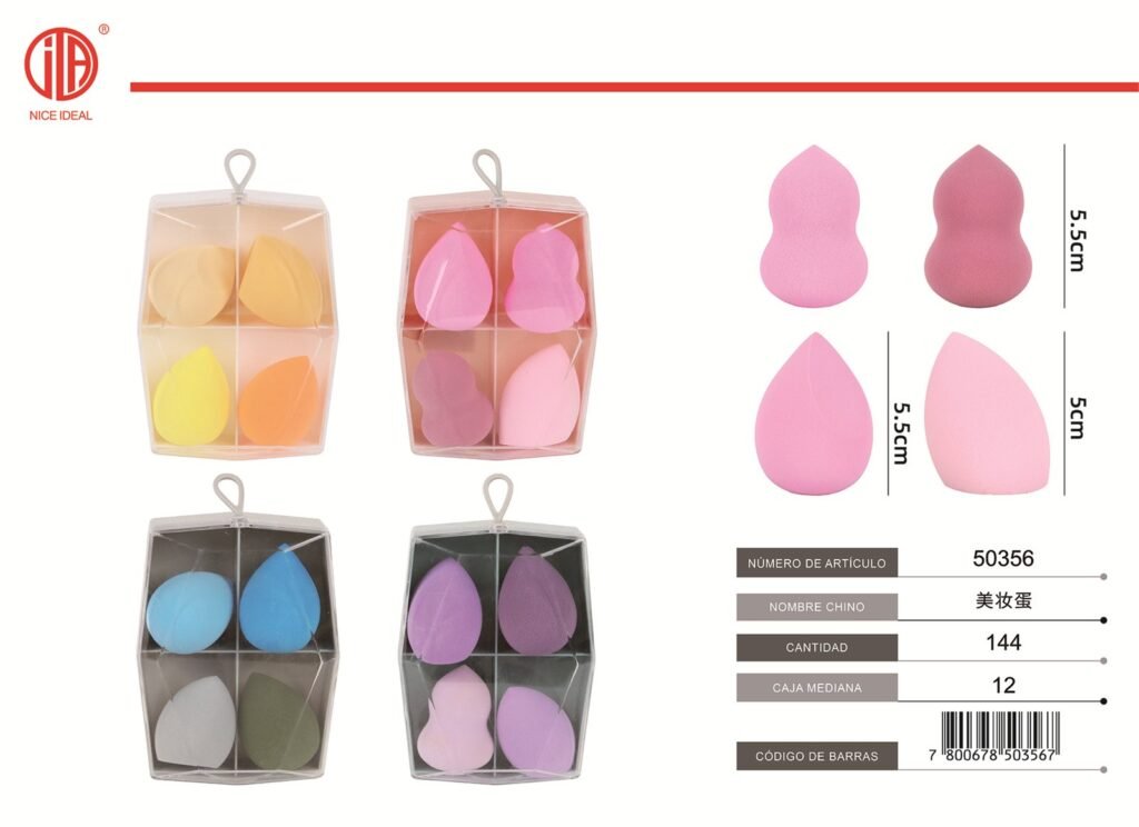 ESPONJA DE BELLEZA 4PCS
