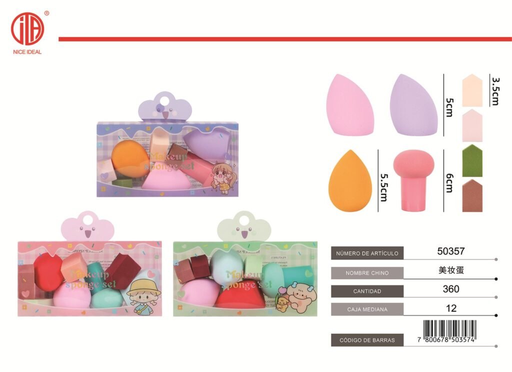 ESPONJA DE BELLEZA 8PCS