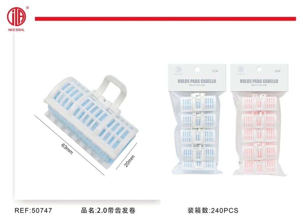 Set de 5 rulos autoadherentes de 2 cm