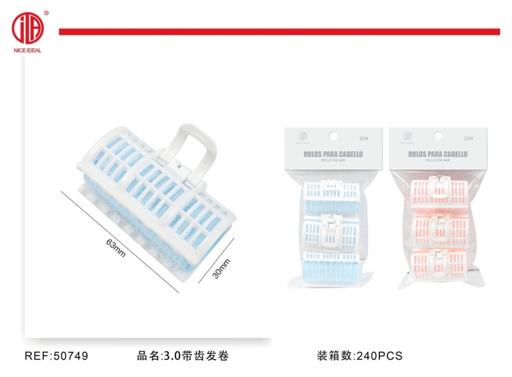 Set de 3 rulos autoadherentes de 3 cm