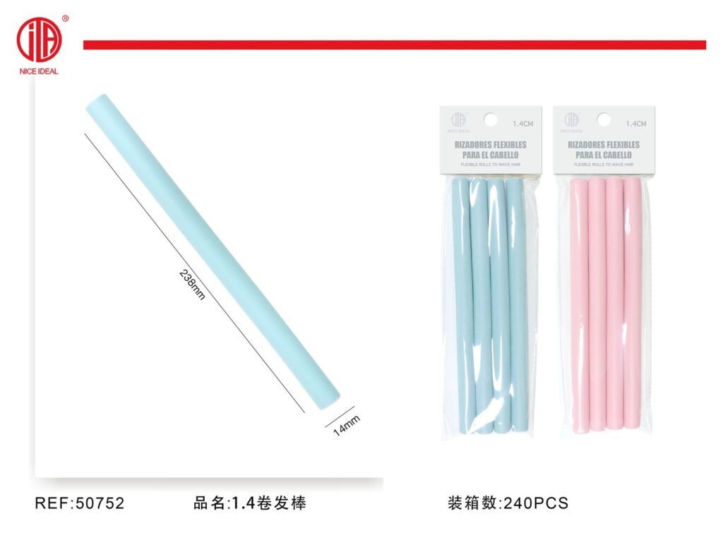 Set de 4 rulos flexibles de 1,4 cm