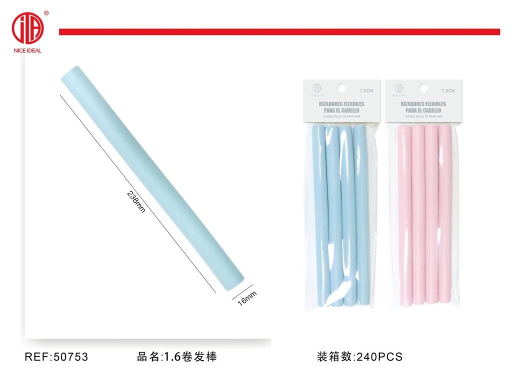 Set de 4 rulos flexibles de 1,6 cm