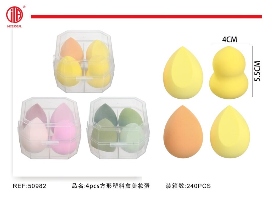 Esponja de maquillaje 4pcs
