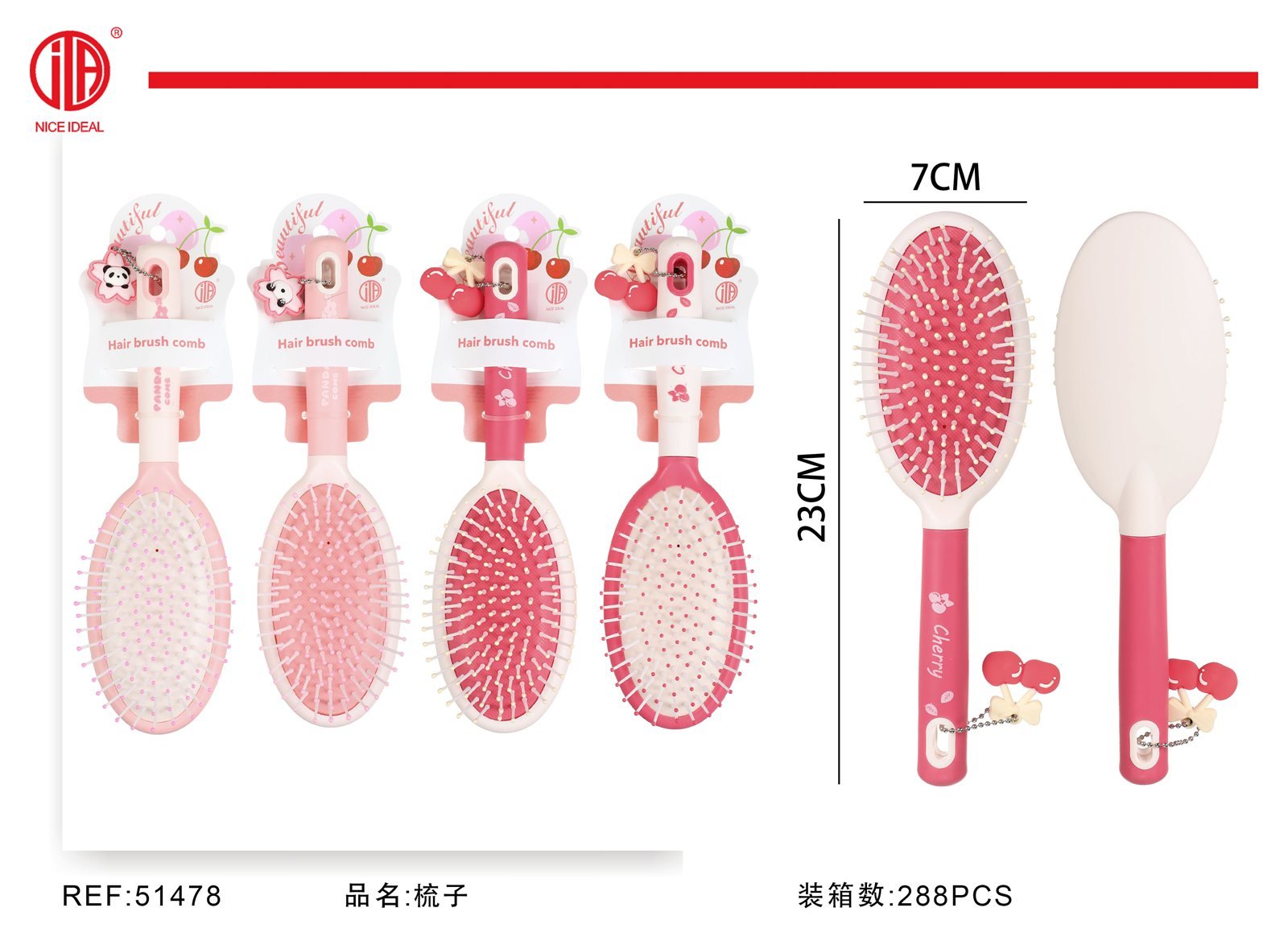 Cepillo para Cabello, 1 Unidad