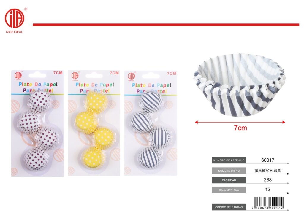 PLATO DE PAPEL PARA PASTEL 4PCS