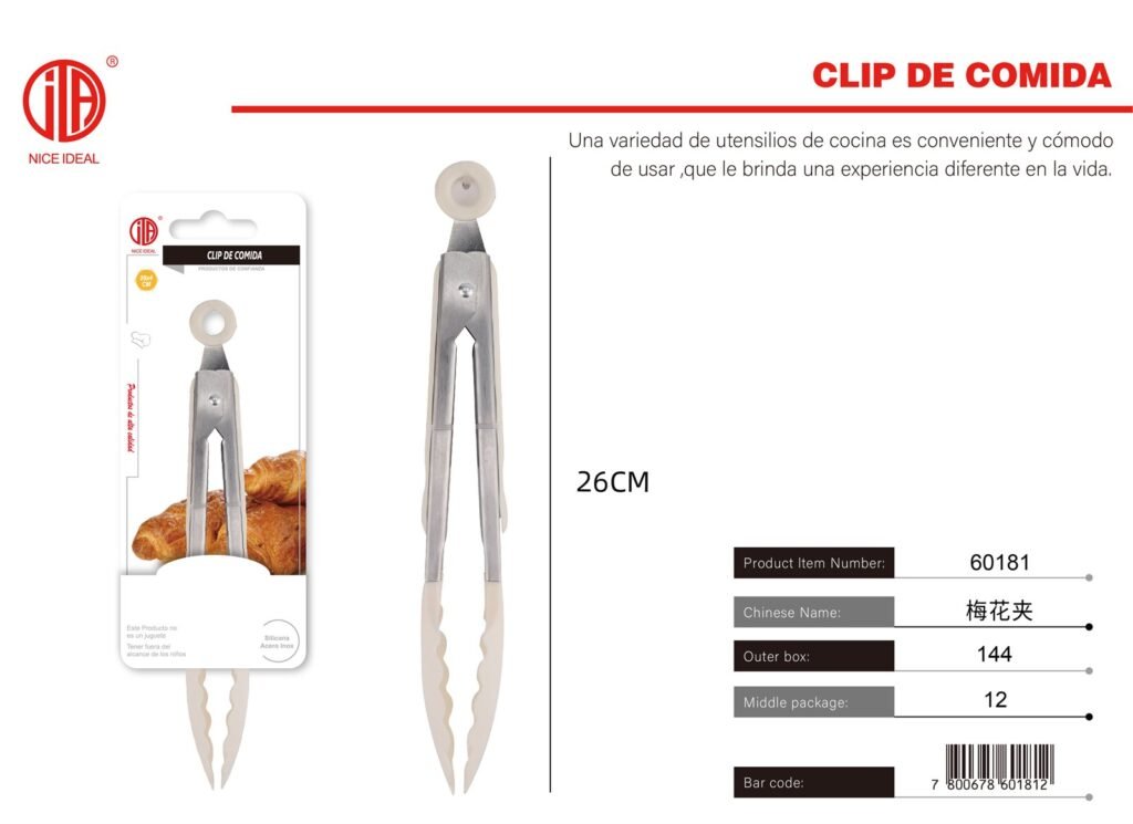 CLIP DE COMIDA 9 SK001-9K