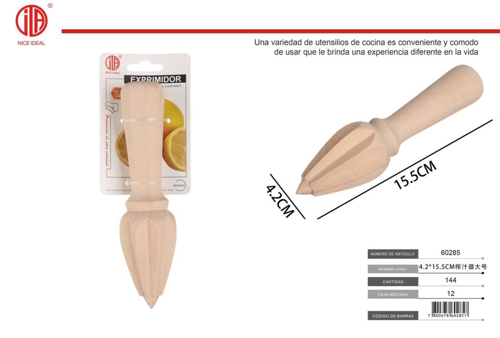 EXPRIMIDOR DE MADERA *15.5CM