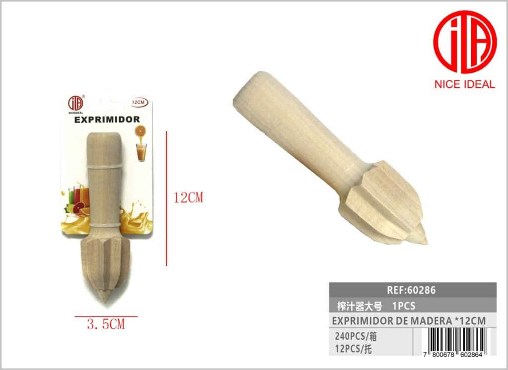 EXPRIMIDOR DE MADERA *12CM