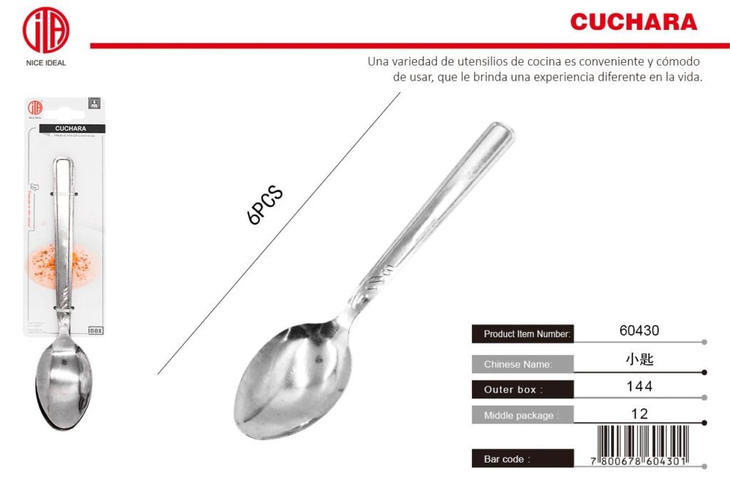 CUCHARA LATERAL 6PC