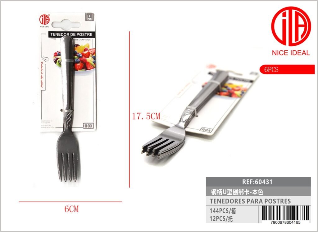 TENEDOR PEQUENIO 6PC