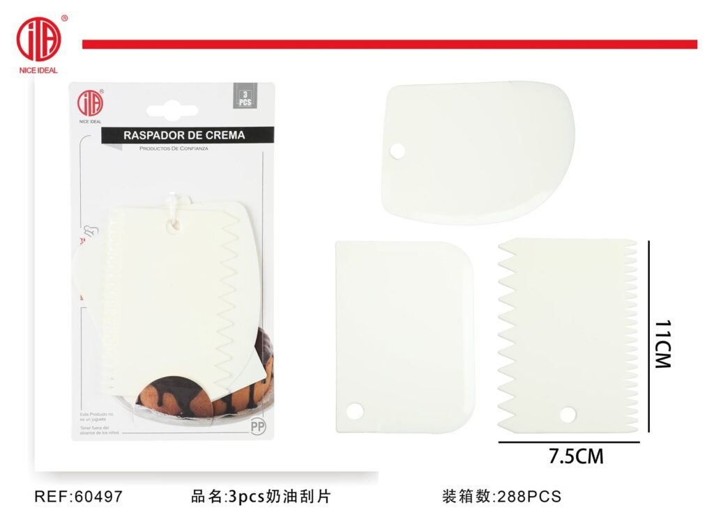 RASPADOR DE CREMA DG335 3PC