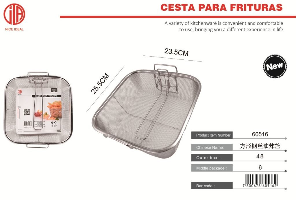 JUEGO DE CESTAS PARA FREíR CALIBRE 24 CM. 24CM