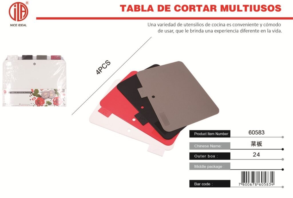 TABLA DE CORTAR PORTáTIL 4PCS