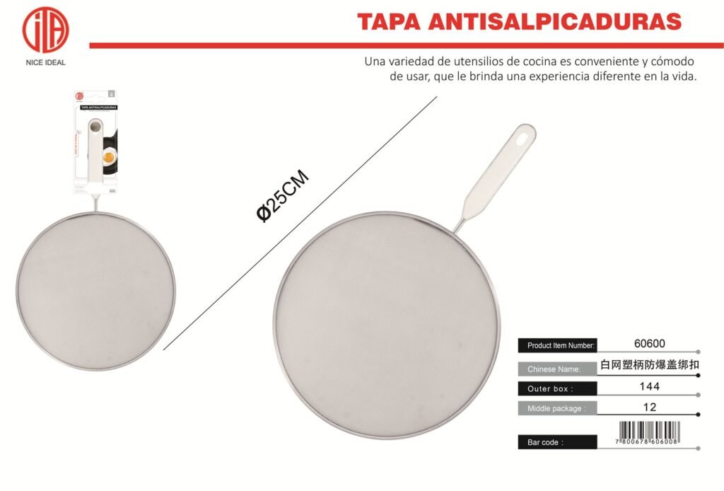 HEBILLA DE UNIóN DE LA TAPA A PRUEBA DE EXPLOSIONES CON MANGO DE PLáSTICO DE MALLA BLANCA DE 29 CM 2