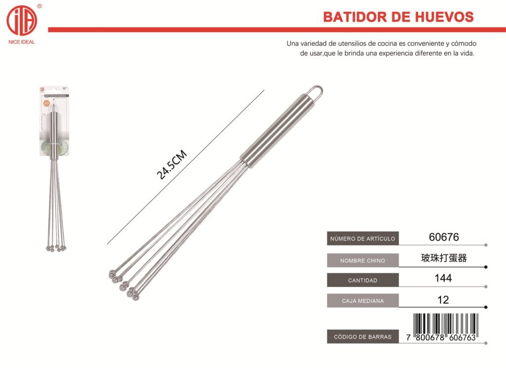 BATIDOR DE HUEVOS 12