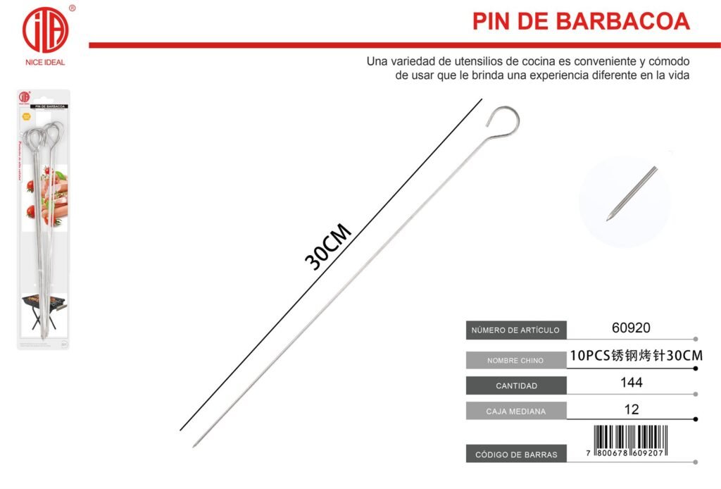 AGUJA PARA HORNEAR 10PCS 30CM
