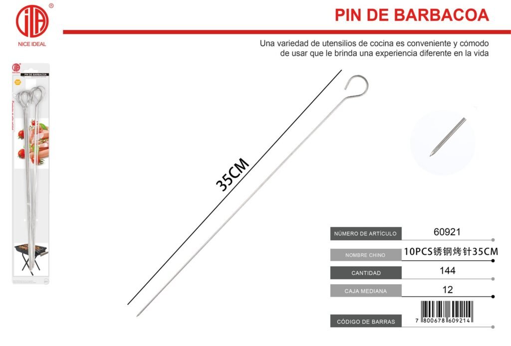 AGUJA PARA HORNEAR 10PCS 35CM