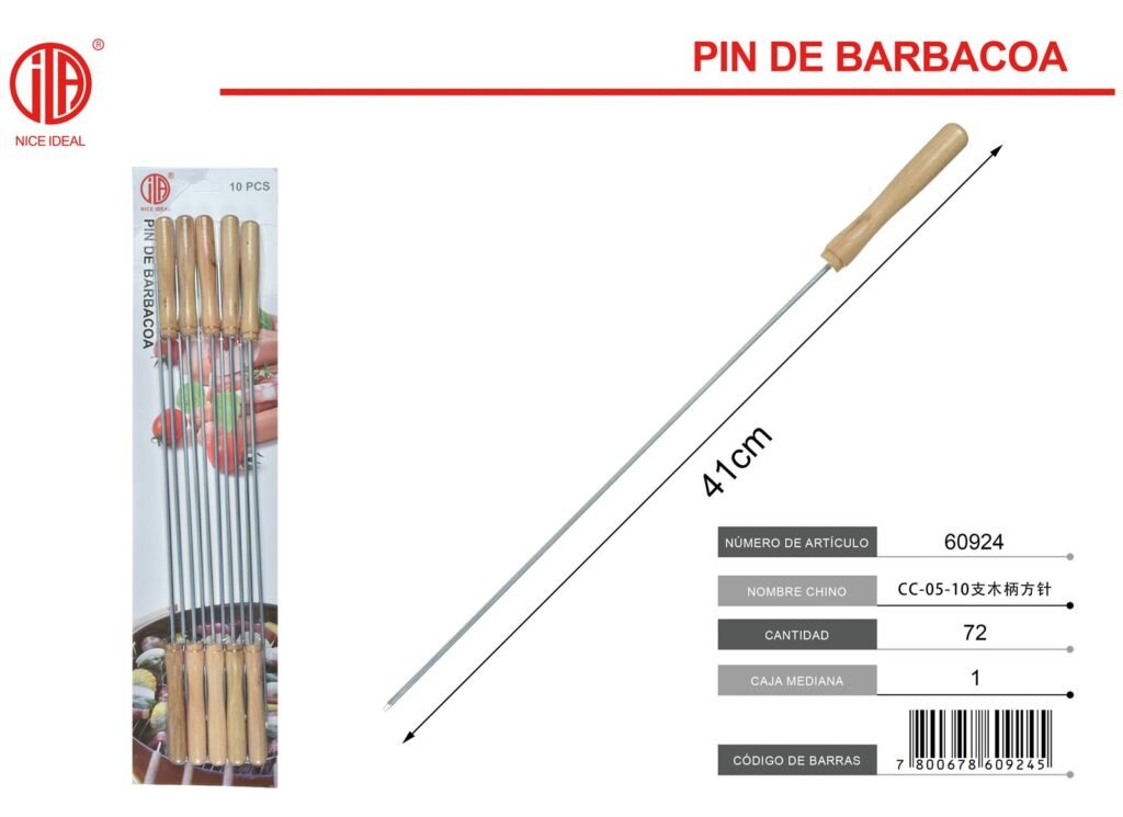 AGUJA DE BARBACOA 10