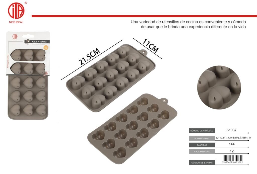 MOLDE DE CHOCOLATE22*10.5*1.8CM