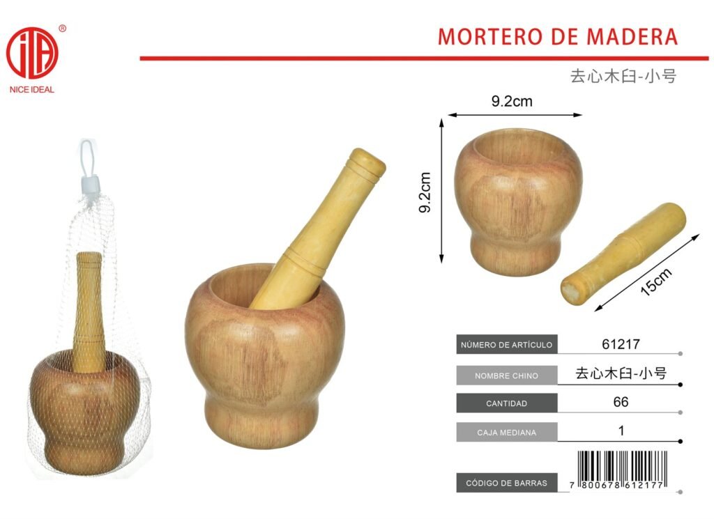 MORTERO DE MADERA