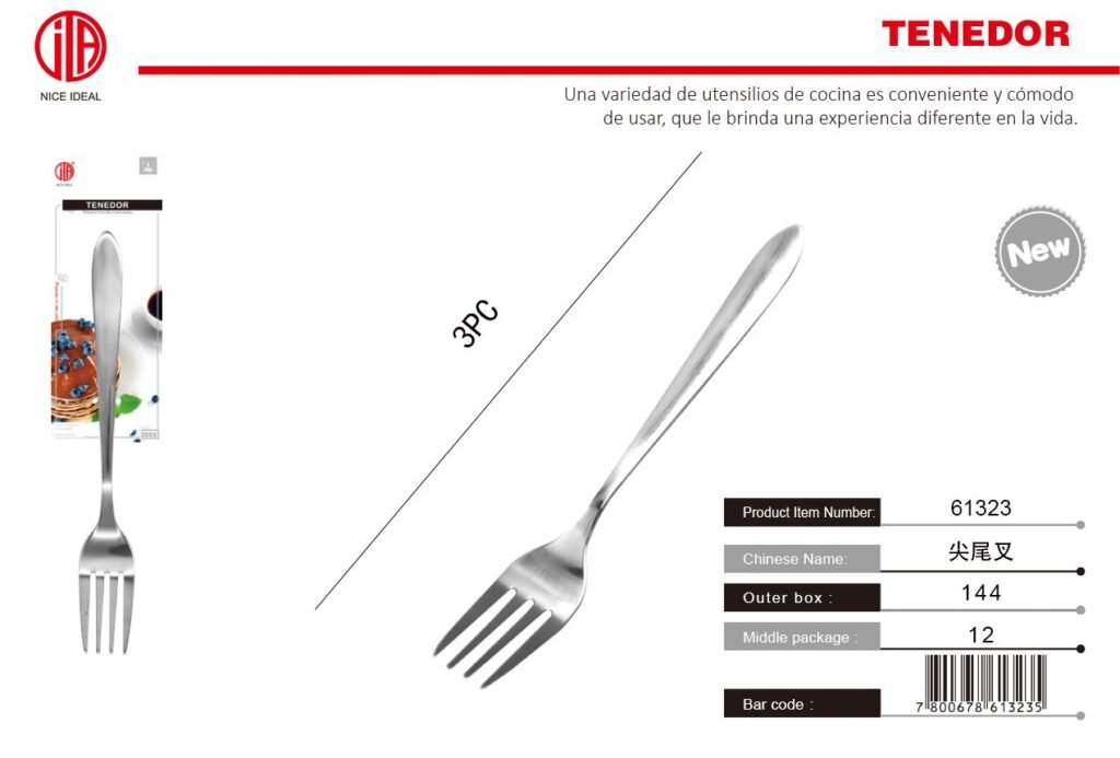 TENEDOR 3PC 3
